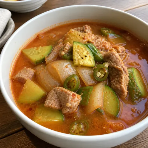 애호박고추장찌개