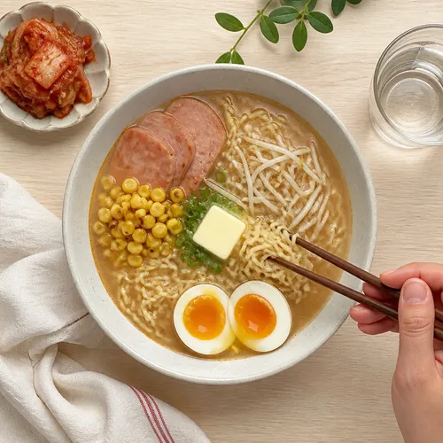 テンジャンバターコーンラーメン