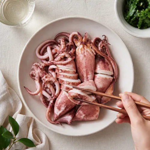 야들야들한 한치 찜