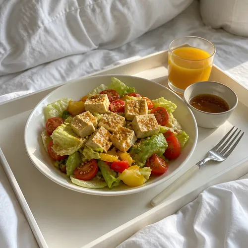 豆腐サラダの和風ドレッシング