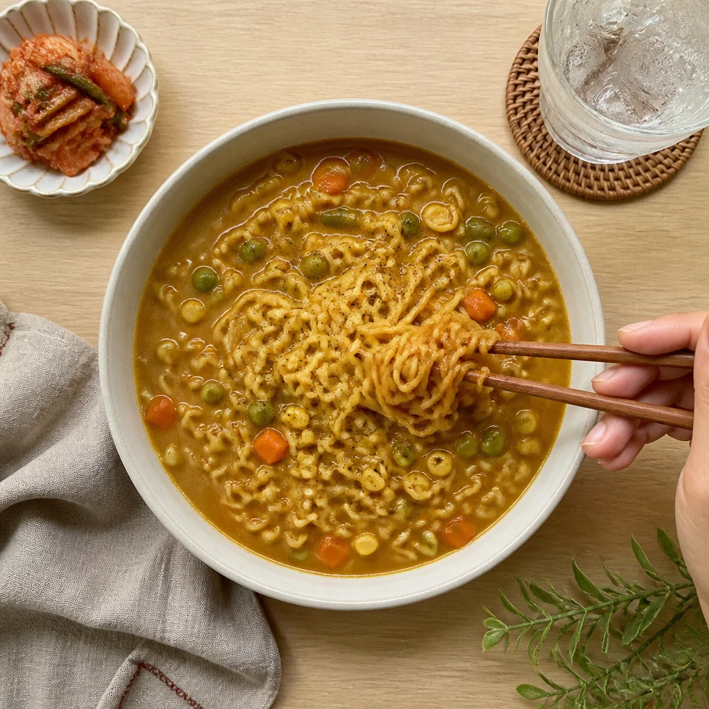 中毒性のある味わいの圧倒的カレーラーメン