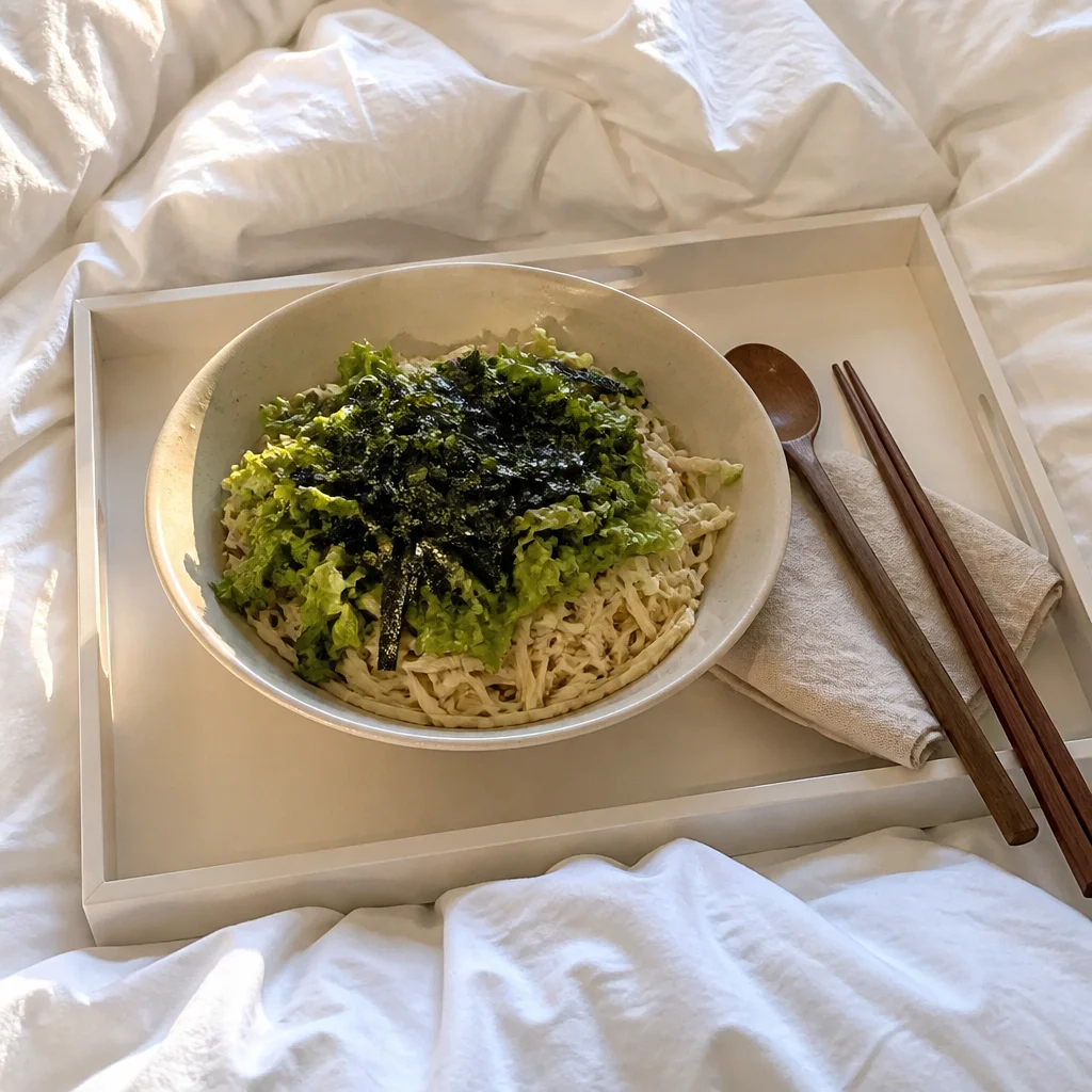 エゴマ油の豆腐麺