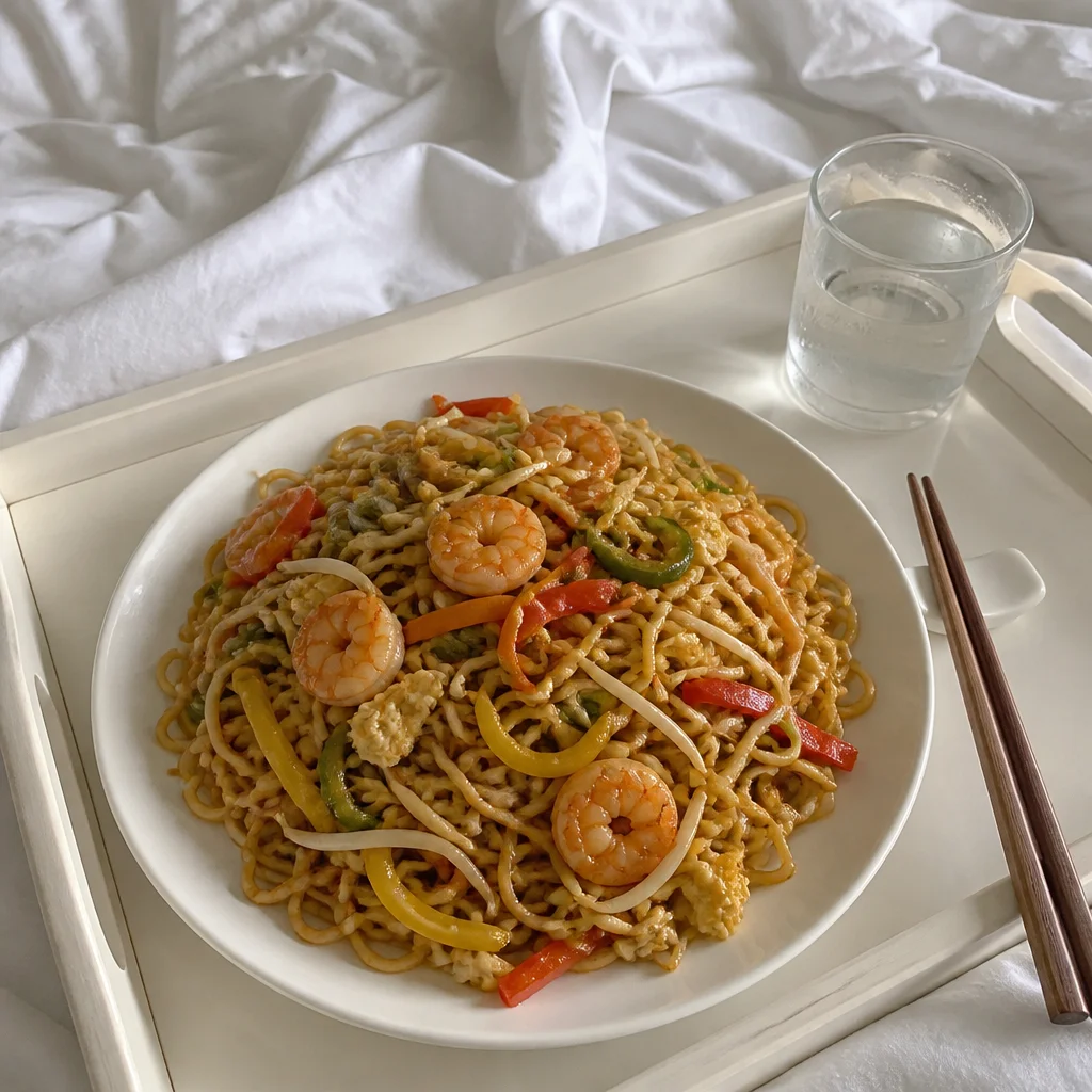 エビ炒め麺