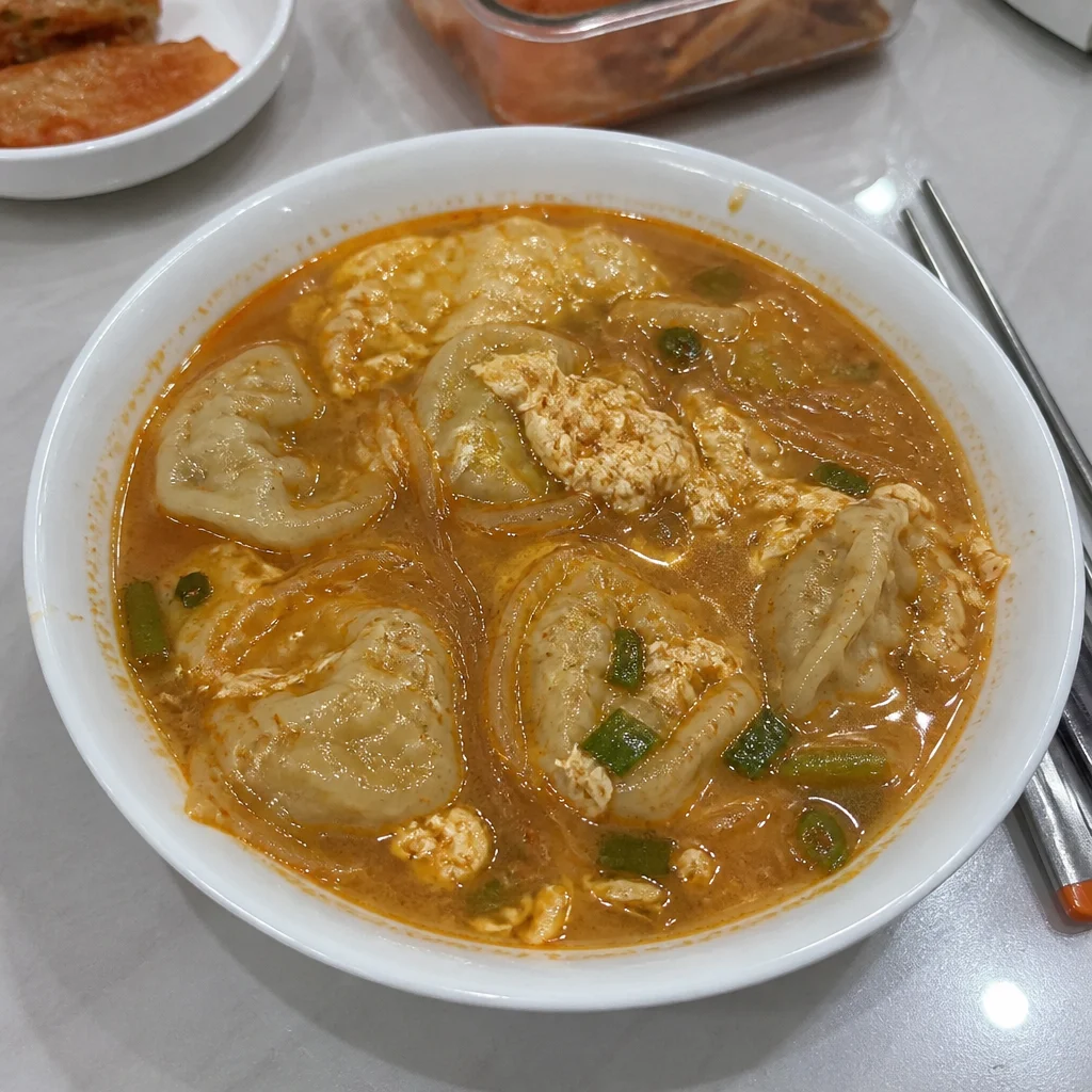 ラーメン並みに簡単!超シンプル辛めのマンドゥクッ
