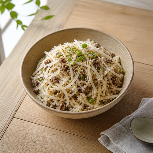 牛肉と大根の炊き込みご飯