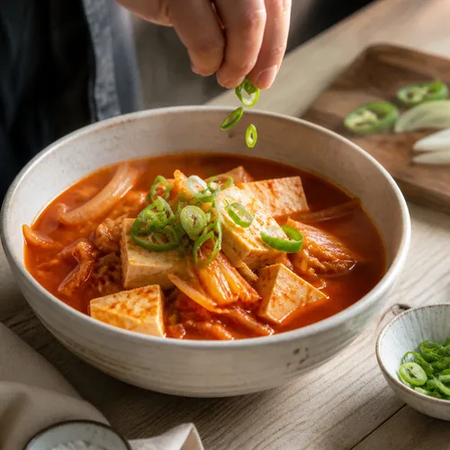 깍두기 김치찌개
