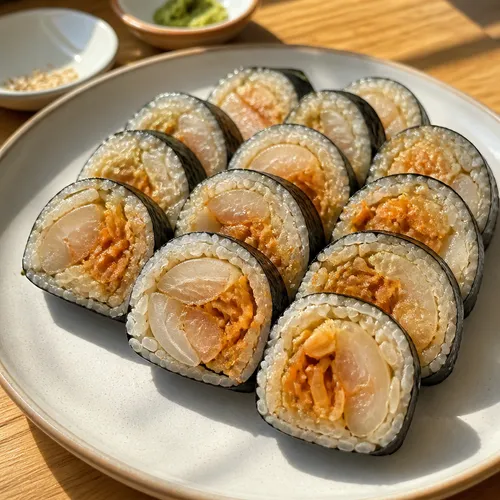 ヒラメキムパプ