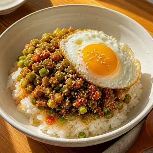 명란 마늘종 비빔밥