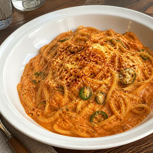 青唐辛子パスタ
