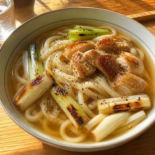 鶏肉と長ねぎのうどん 玉露の旨味だし仕立て