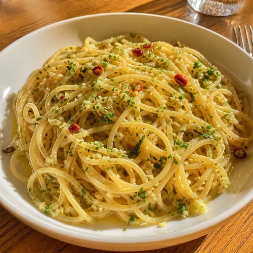 カンレオのアーリオ・オーリオ・パスタ