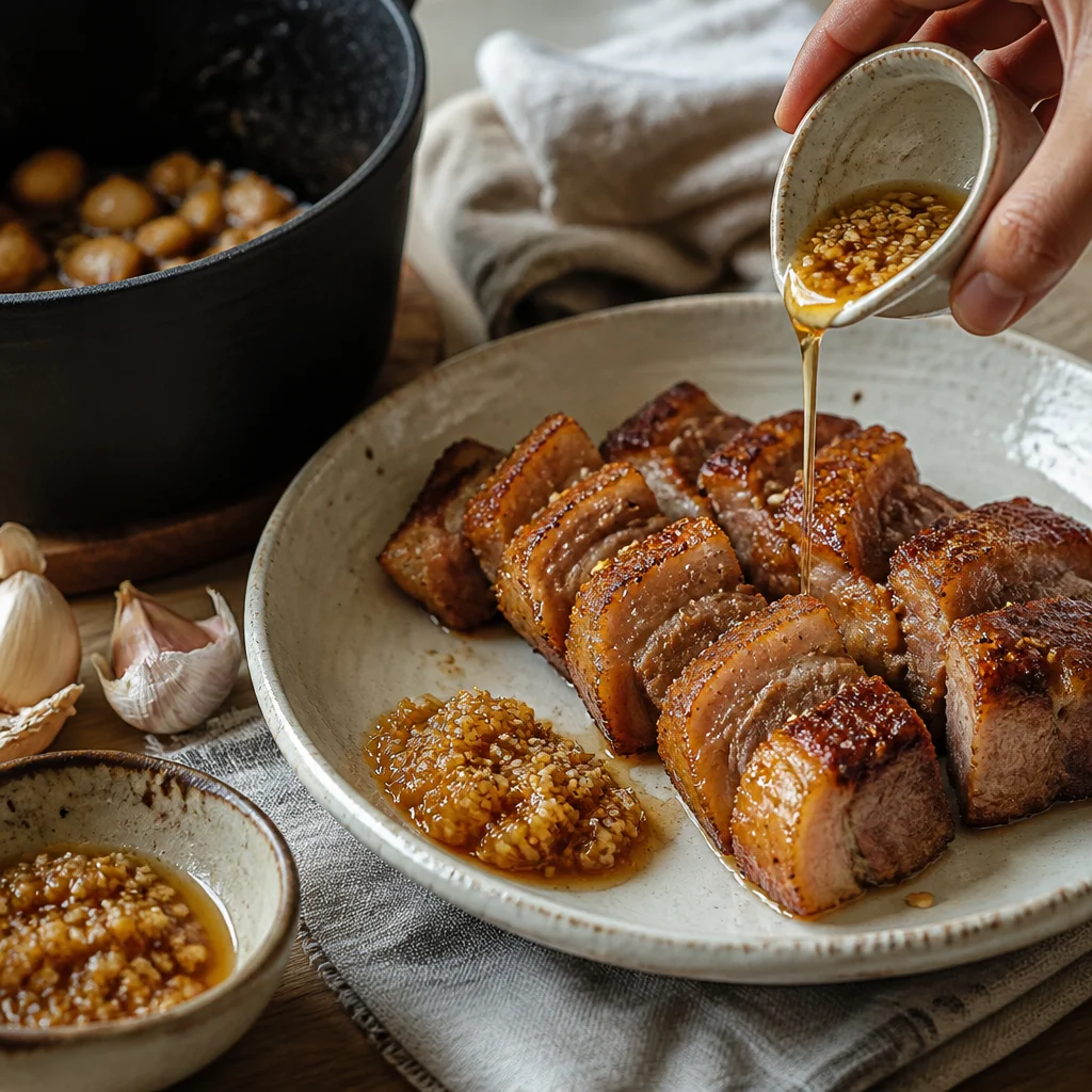 鍋で作る豚バラ肉のバーベキュー(リュ・スヨンレシピ)