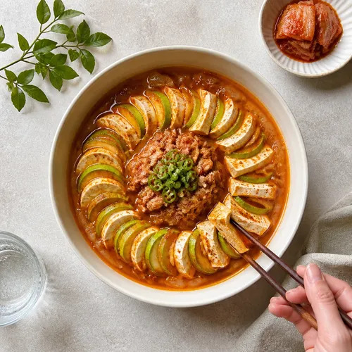 애호박 참치 짜글이