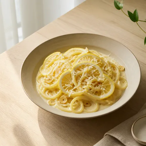 ワンパンレモンガーリックパスタ