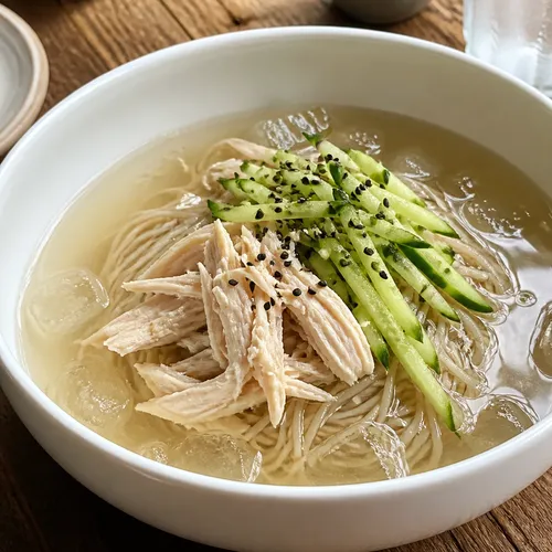 キム・ガンウの10分で完成！超簡単サムゲタン風冷麺