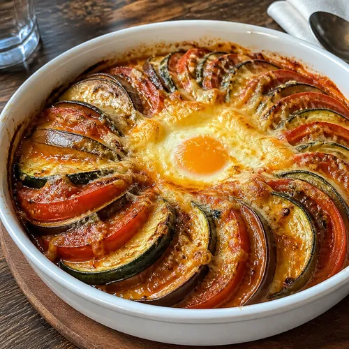 ヘルシーなオーブン焼きラタトゥイユ