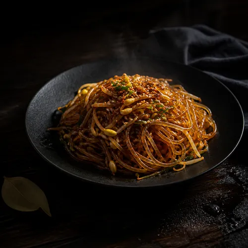 超簡単！豆もやしのチャプチェ
