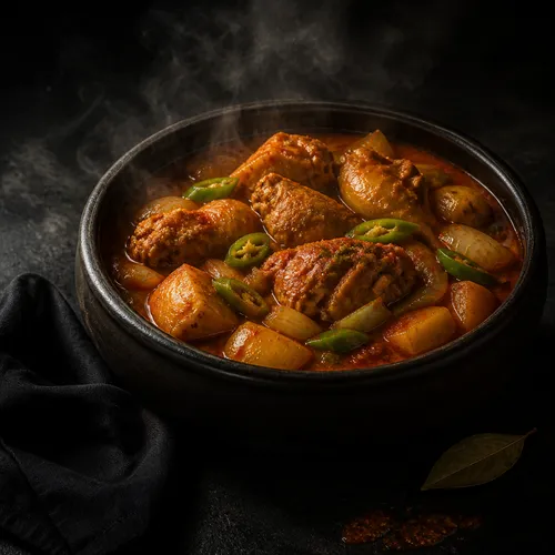 リュ・スヨンのサムジャン鶏肉炒め煮