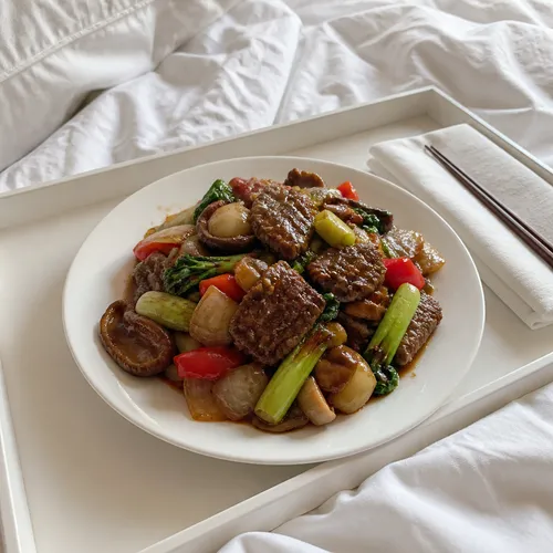 中華風特製ソースステーキ