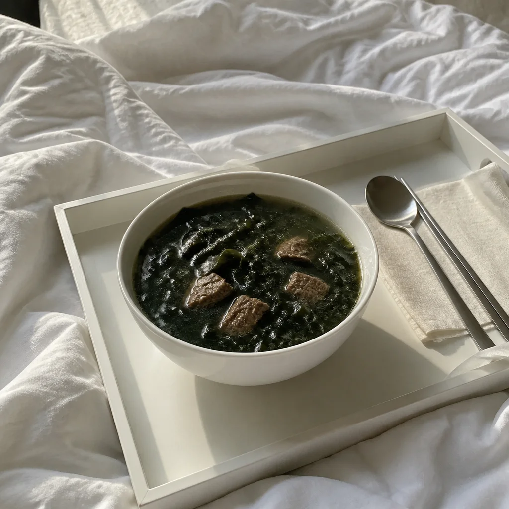 ソン・シギョンの牛肉ワカメスープ