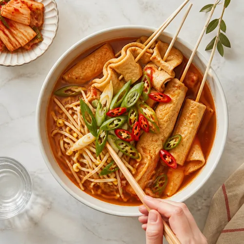 ピリ辛スープの韓国風さつま揚げ煮