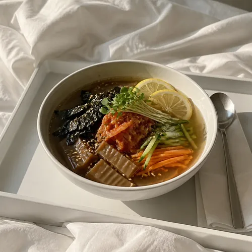 さっぱり爽やかなトトリムクの冷製麺風