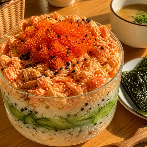 超簡単カップ寿司ケーキ
