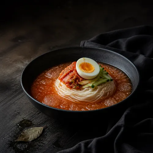 デバクチプのキムチ冷麺風そうめん