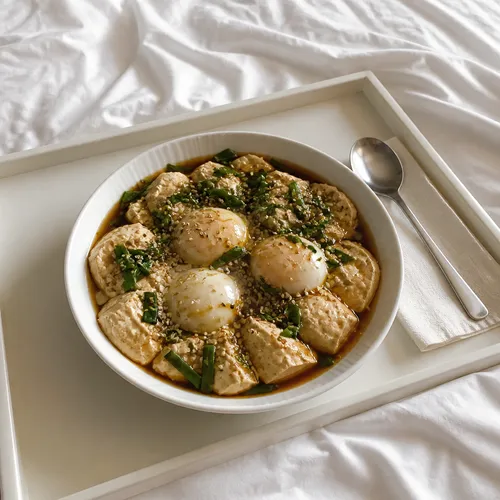 卵おぼろ豆腐の煮物