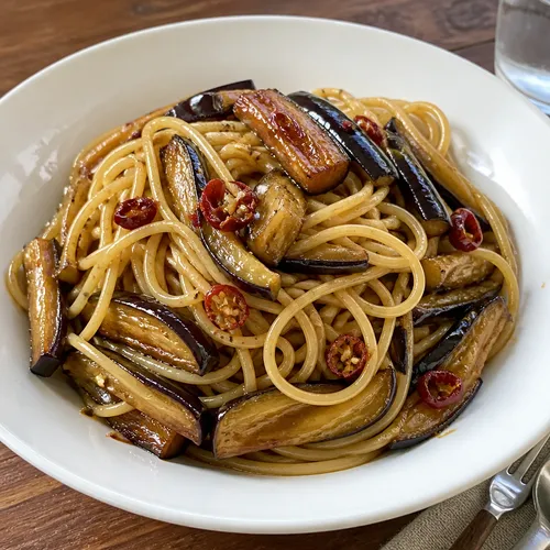 なすのパスタ