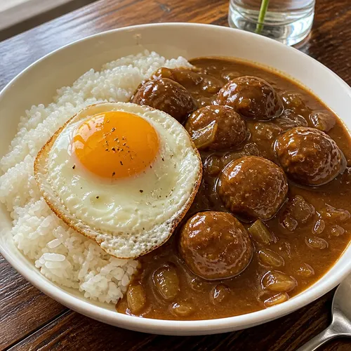 ミートボールカレー
