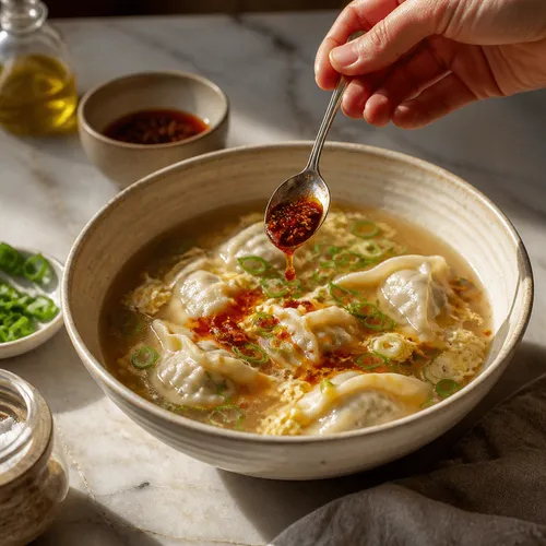 ソン・シギョン特製 自家製コチュギルム入りマンドゥクク
