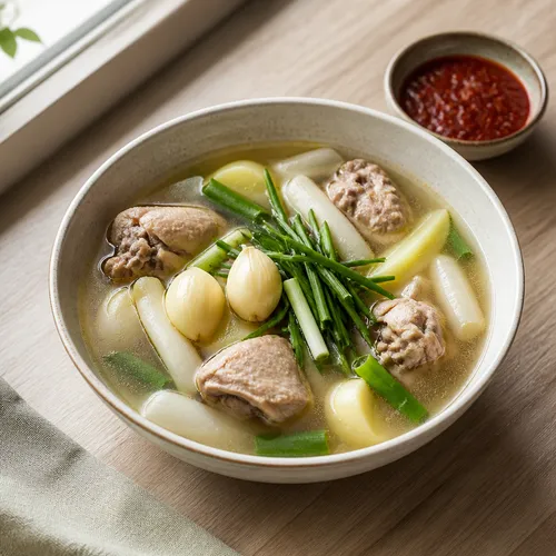 鶏一羽 & 特製赤ソース