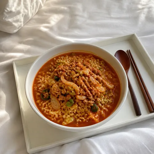 ペク・ジョンウォンの缶ハムチャンポンラーメン