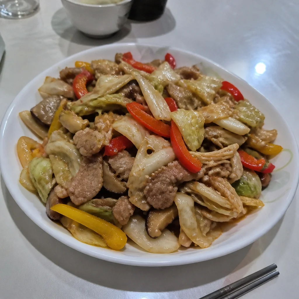 イ・ヨンボクシェフのキャベツと豚肉の炒め物