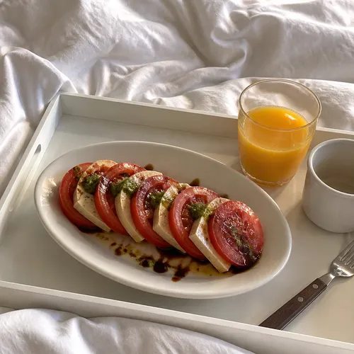 豆腐カプレーゼサラダ