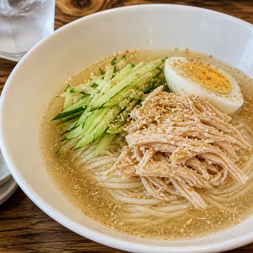ダイエットきゅうり冷製サムゲタンスープ麺