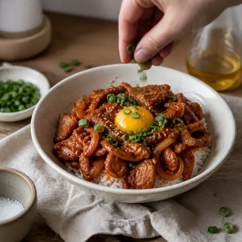 バサク 豚バラ薄切り肉のっけご飯