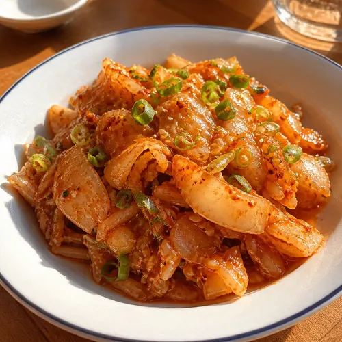 甘酸っぱい冷凍スケトウダラの和え物