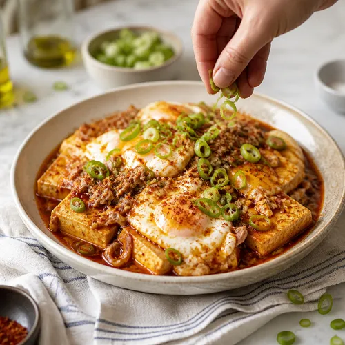참치 계란 두부조림