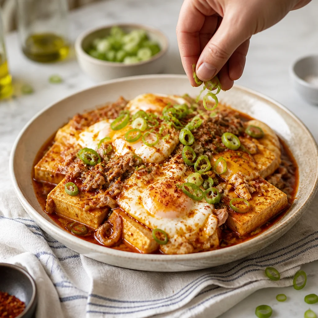 참치 계란 두부조림
