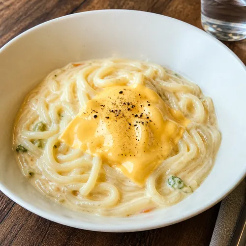 コンビニ風クリームうどん