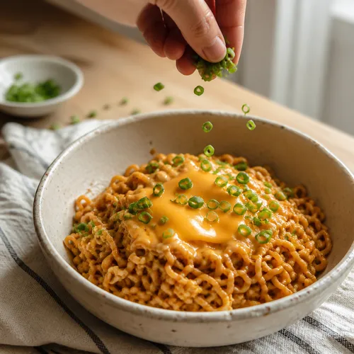 SNSで話題のユッケジャンラーメンレシピ（マヨネーズバージョン）