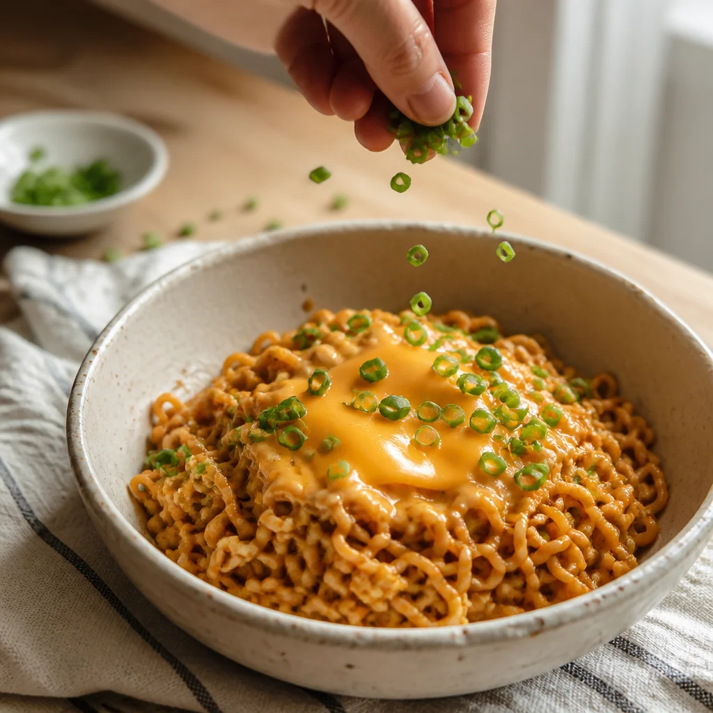 SNSで話題のユッケジャンラーメンレシピ(マヨネーズバージョン)